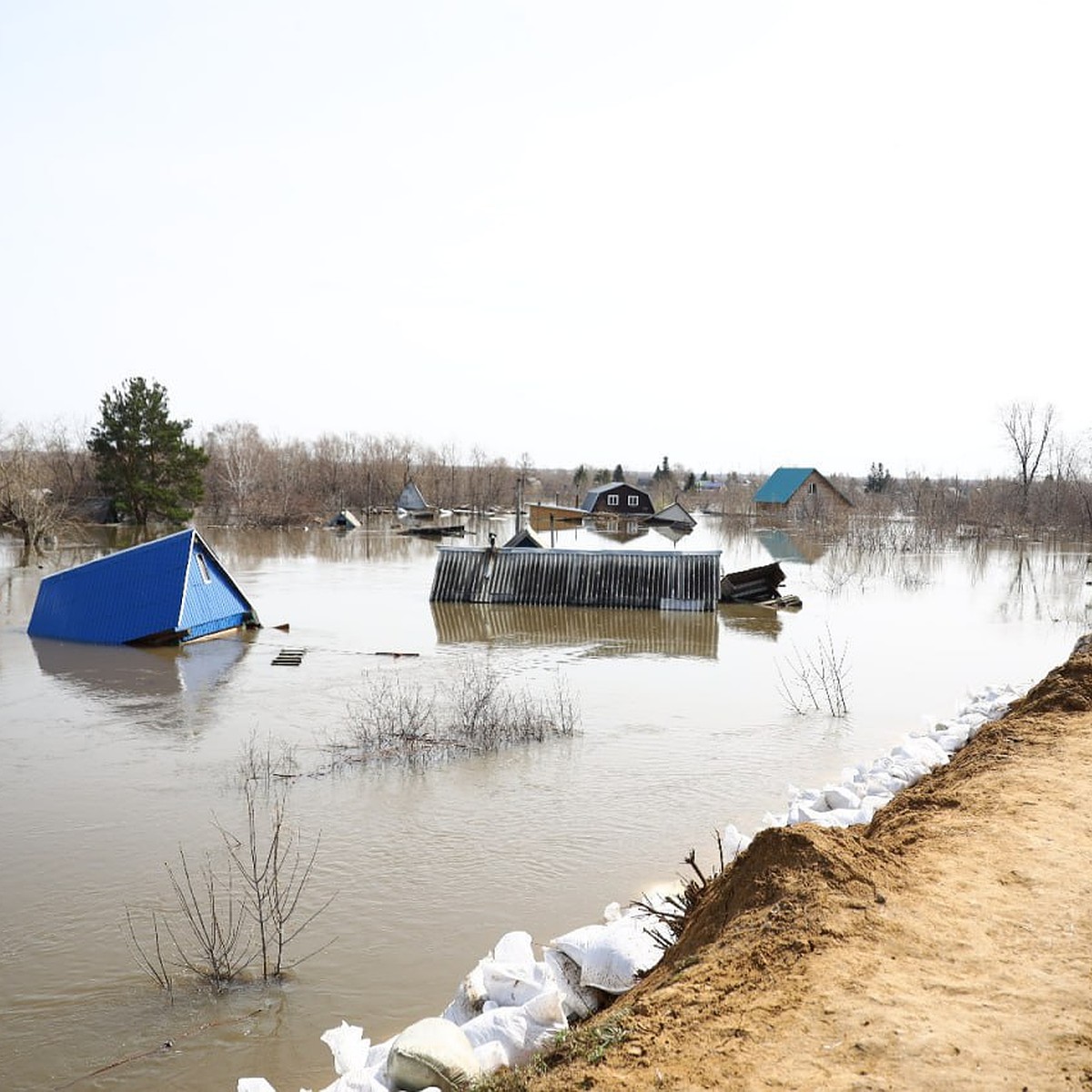 Состояние дамбы в Кургане и уровень воды в Тоболе: последние новости о  паводке на 19 апреля 2024 - KP.RU