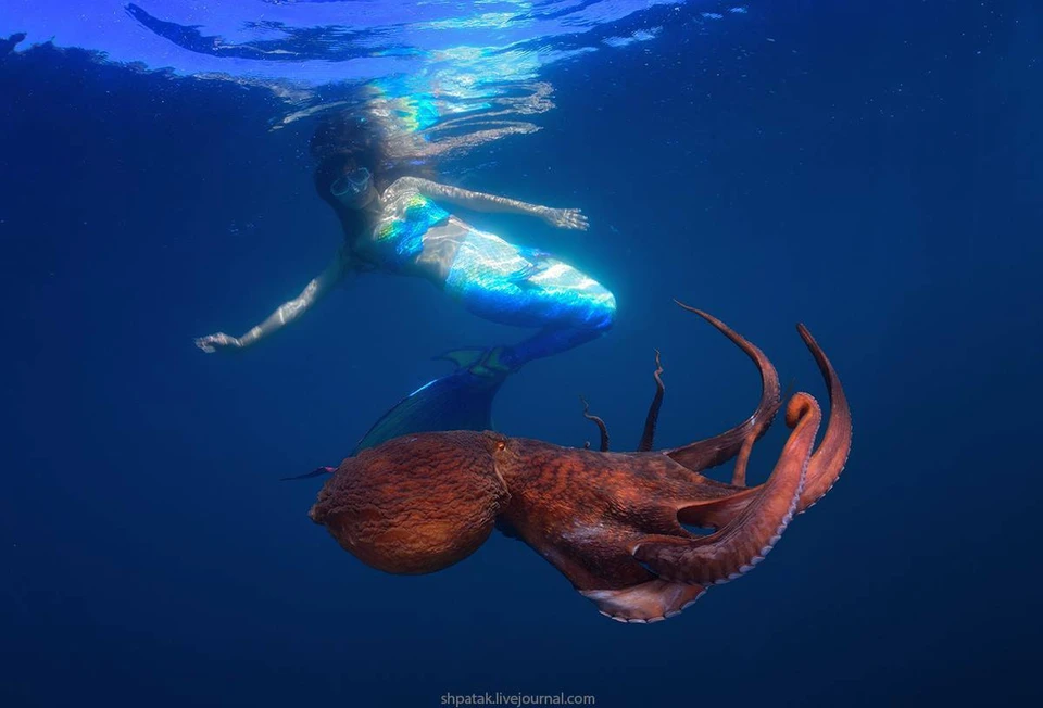 Приморская русалка поделилась своей историей борьбы с онкологией. Фото: Андрей Шпатак