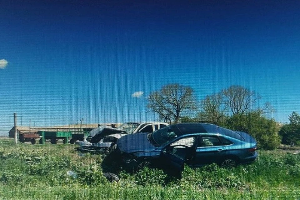 Авария произошла в районе села Вареновка. Фото: отдел пропаганды УГИБДД России по Ростовской области