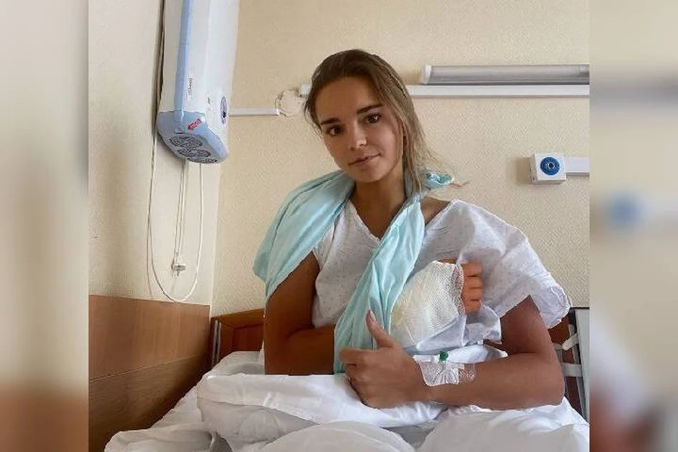 Дина Аверина после операции. Фото: личная страница героя публикации