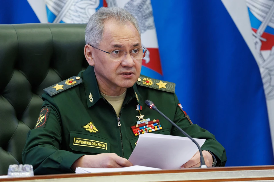 Сергей Шойгу заявил, что наши войска овладели инициативой по всей линии боевого соприкосновения