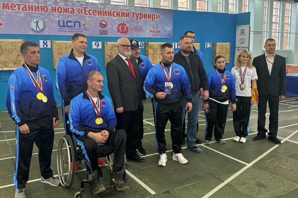 Ветераны СВО в Рязани сразились в соревнованиях по метанию ножа.