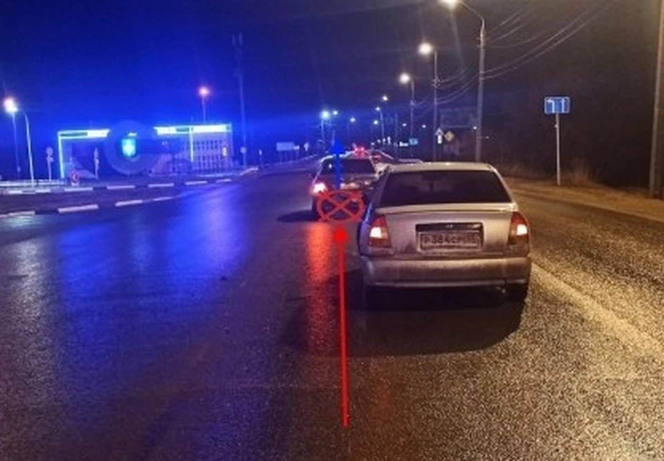 Не рассчитал дистанцию: в Сыктывкаре водитель иномарки врезался в попутную машину.