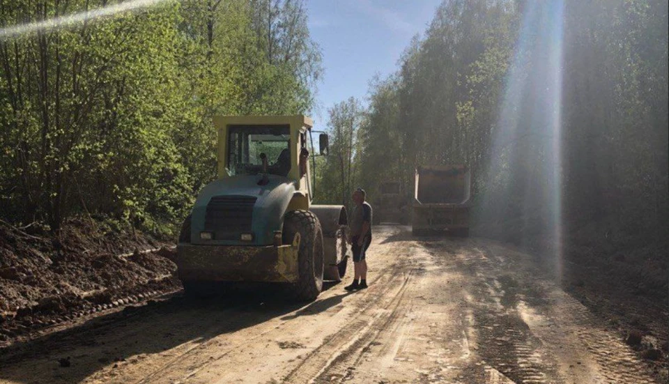 Худшую дорогу Калужской области ремонтируют