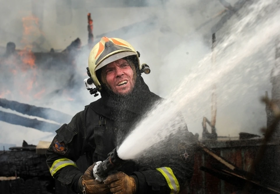 Крупный пожар в «РемиСити» потушили в Хабаровске