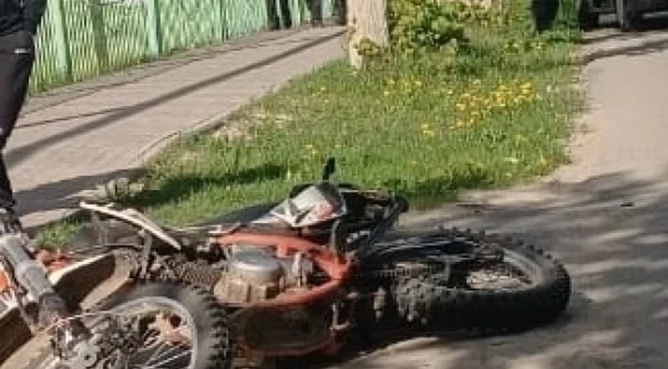 Мотоциклист пострадал в аварии в Сосенском