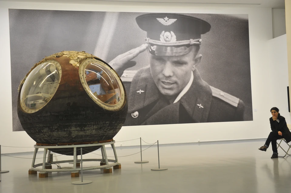 Спускаемый аппарат корабля "Восток", на котором совершил полет первый космонавт Юрий Гагарин.