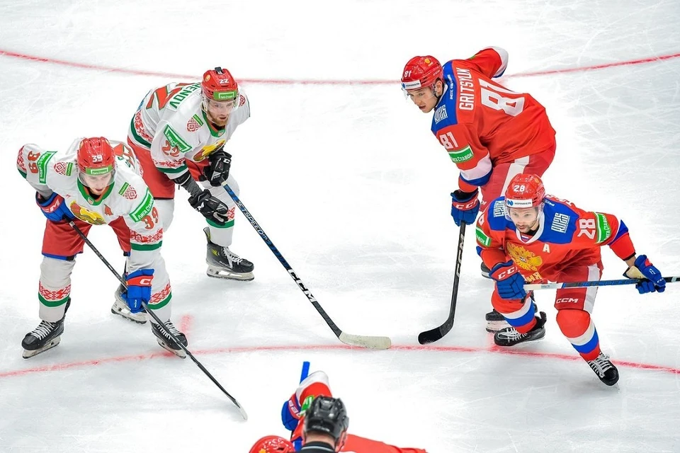 Хоккеисты сборной Беларуси проиграли 0-4 в матче в Омске. Фото: hockey.by.