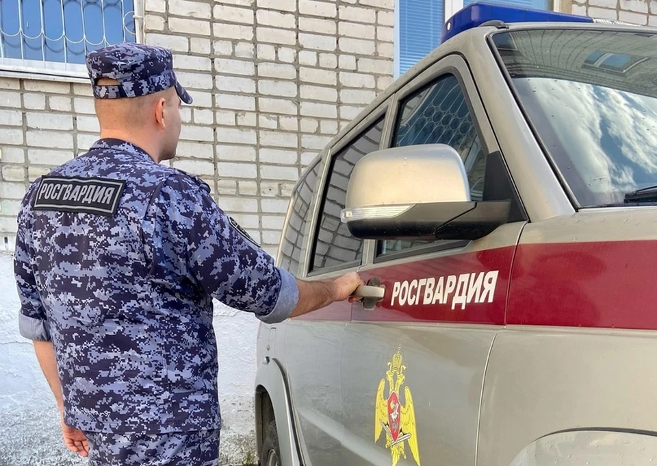 Ульяновские росгвардейцы задержали жителя областного центра, который подозревается в магазинной краже. ФОТО: Росгвардия Приволжья