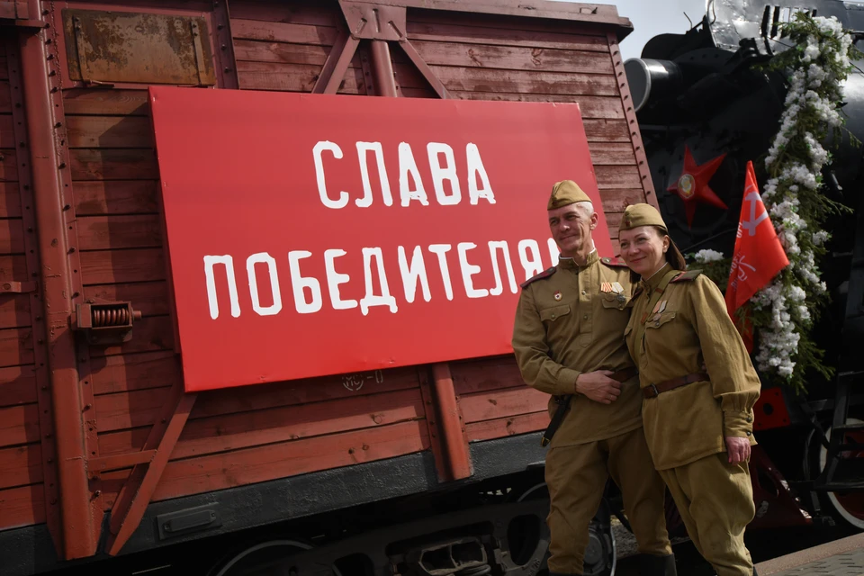 Поезд-музей прибыл в донскую столицу перед праздником Великой Победы
