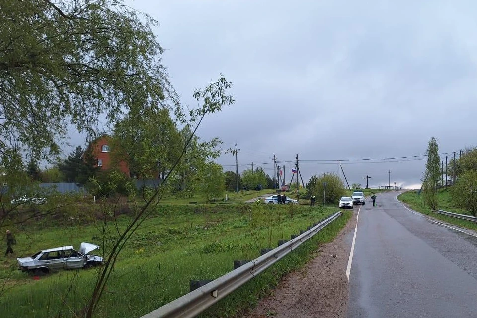 ДТП произошло утром 11 мая на автодороге «МБК – Чирково». Фото: ГУ МВД России по Московской области