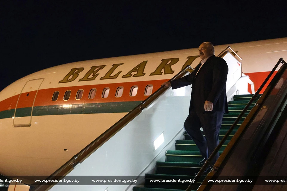 Лукашенко прилетел с официальным визитом в Азербайджан. Фото: president.gov.by
