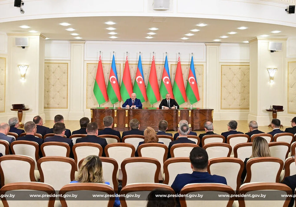 Встреча президентов в Азербайджане. Фото: president.gov.by
