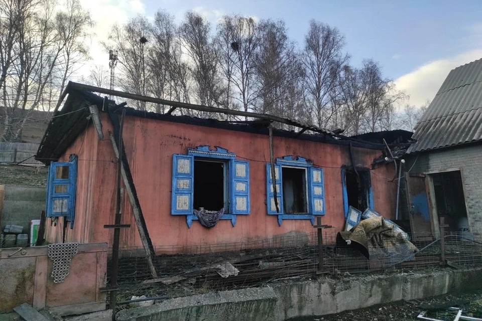 В НСО школьники помогли найти убийцу мужчины, найденного в сгоревшем доме. Фото: ГУ МВД НСО.