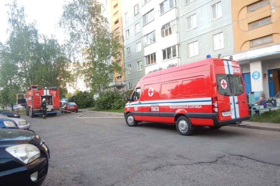 Спасатели выезжали тушить пожар на трех балконах Могилевской области 18 мая. Фото: mogilev.mchs.gov.by