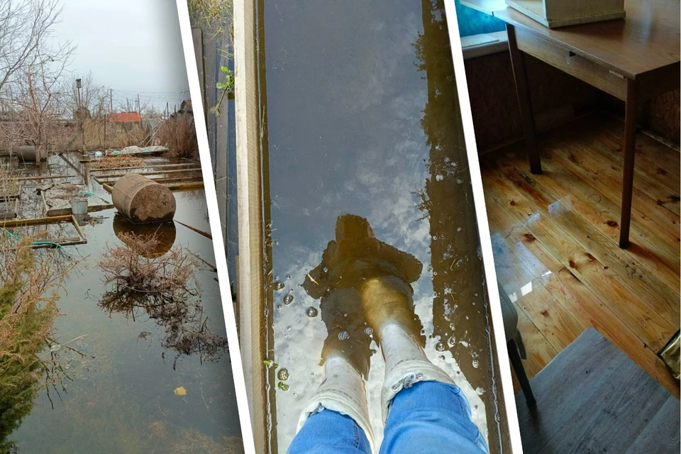 По участку теперь можно ходить только в резиновых сапогах.