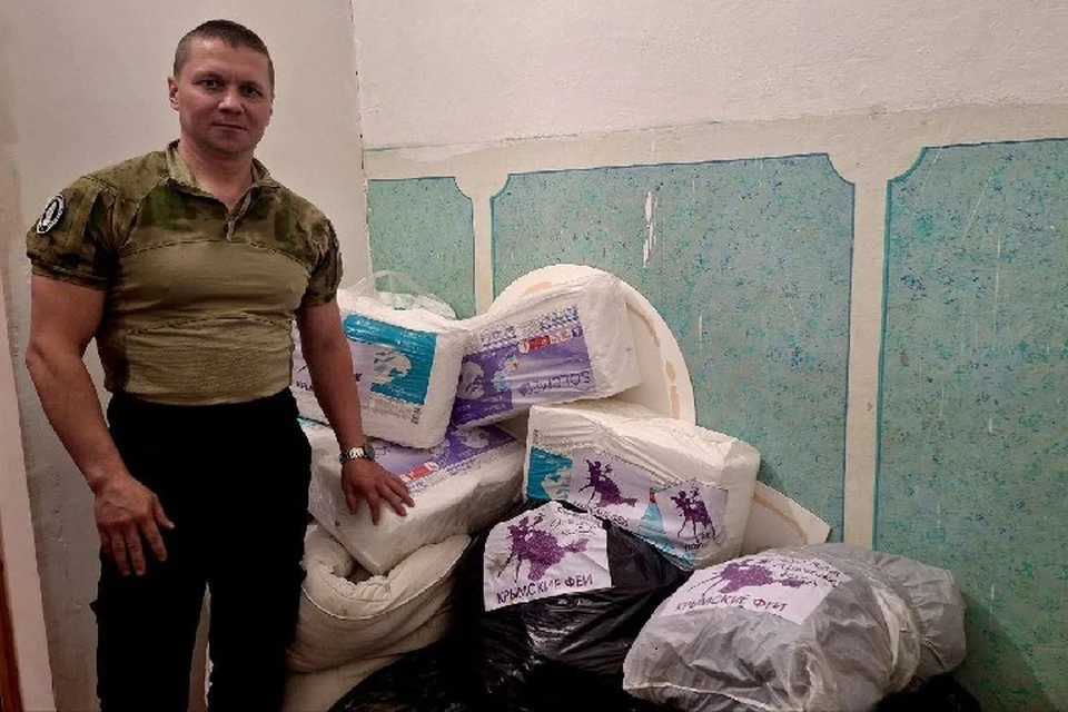 Общественное движение "Крымские феи" собрало лекарстваи средства гигиены для мирных жителей Кинбурнской косы. ФОТО: общественное движение "Крымские феи"