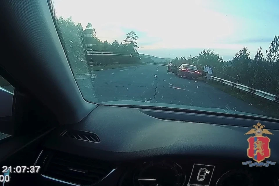 Фото: стоп-кадр видео МВД по Красноярскому краю