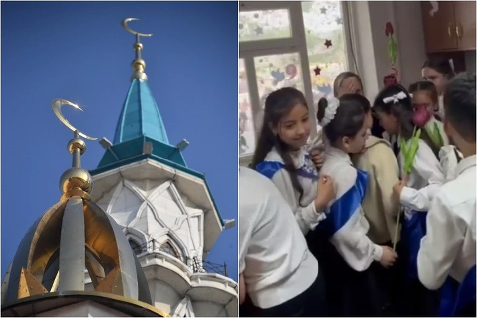 Четырехклассники в Дагестане подарили учительнице поездку в хадж. Фото: Веленгурин Владимир/стоп-кадр видео