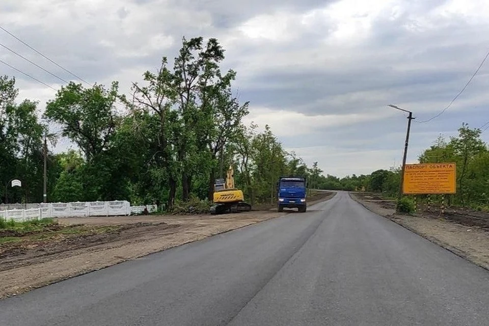От Снежного к АПП «Мариновка» обеспечат беспрепятственный проезд в 2024 году. Фото: Минтранс ДНР