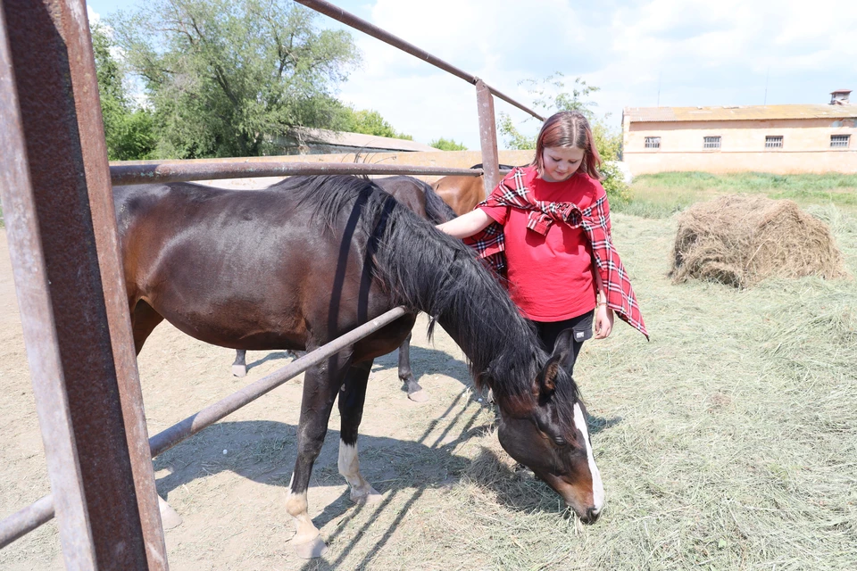 С детства Надя очень любит лошадей. ФОТО: Народный фронт
