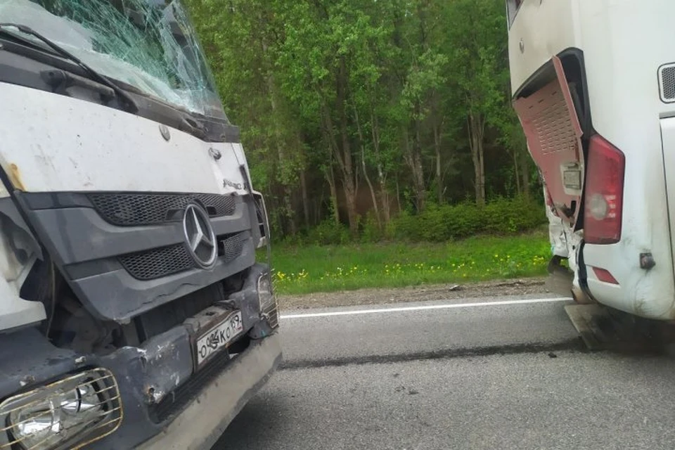ДТП произошло на трассе Полазна- Чусовой.