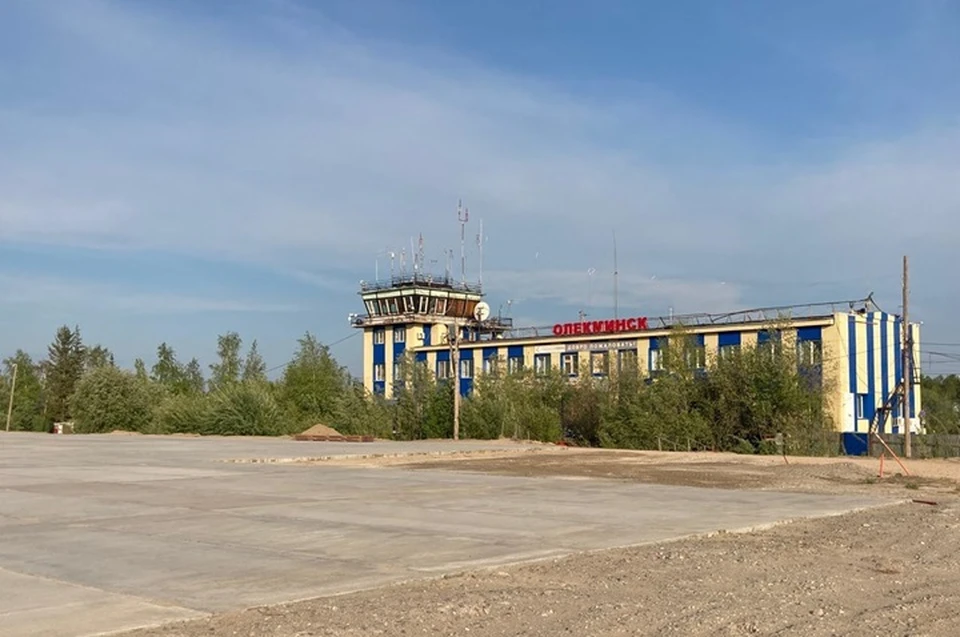 В Якутии продолжается реконструкция олекминского аэропорта Фото: Минтранс Якутии