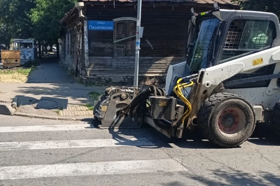 В Краснодаре частично перекрыли движение на улице Пашковской Фото: пресс-служба городской администрации
