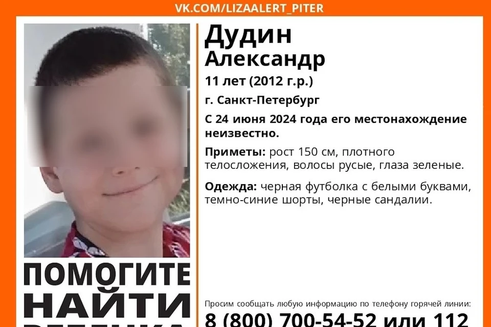 Найти его удалось спустя несколько часов. Фото: vk.com/lizaalert_piter