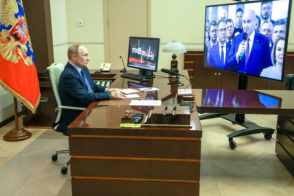Владимир Владимирович подтвердил, что случайных людей на программе нет. Фото: Вячеслав Прокофьев/ТАСС