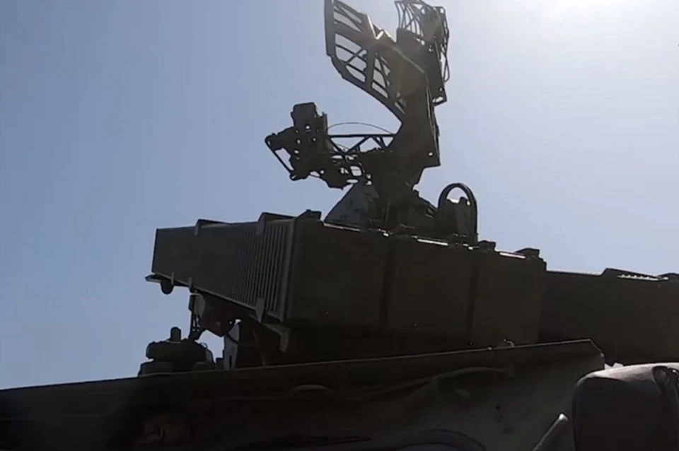 Над Донецком сработала система противовоздушной обороны. Фото: Минобороны РФ