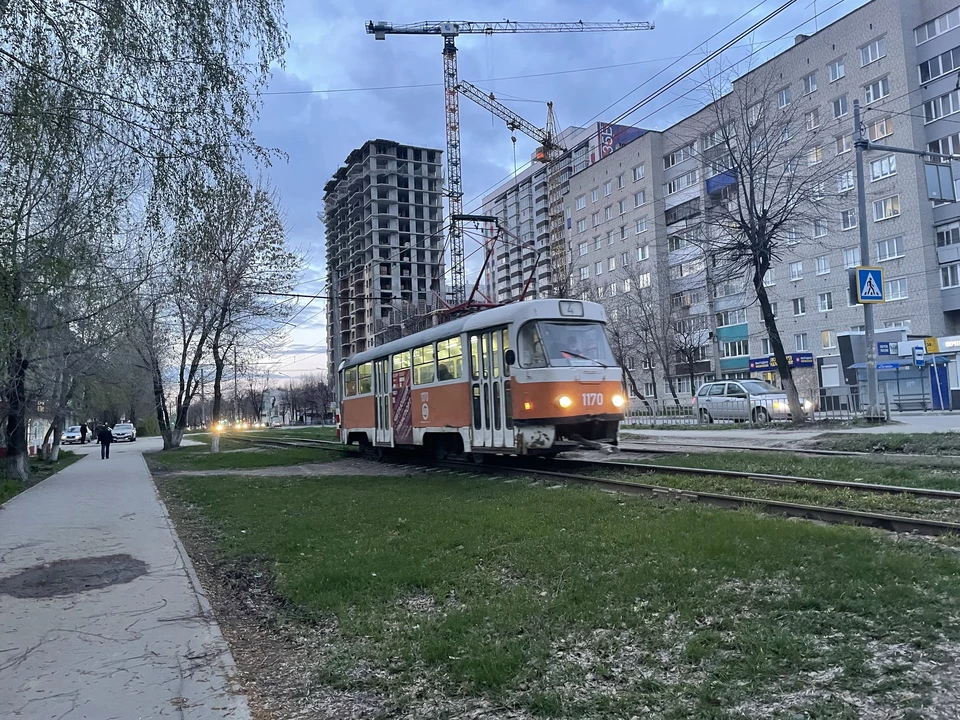 В Ульяновске приостановили движение трамваев на остановке «Телецентр». Фото архив КП-Ульяновск
