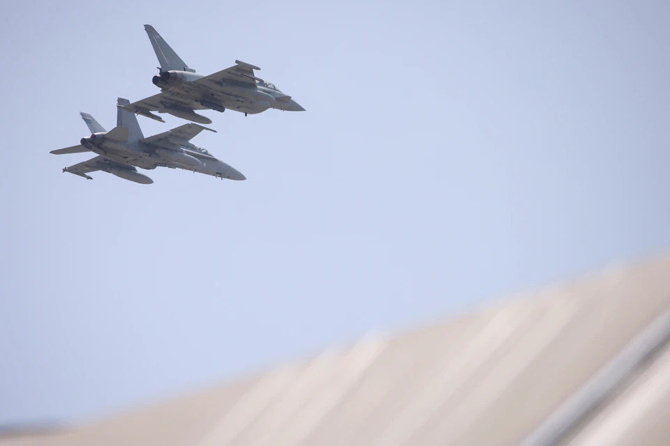 Истребитель Typhoon опасно сблизился с российским самолетом в небе над Сирией. Фото носит иллюстративный характер.
