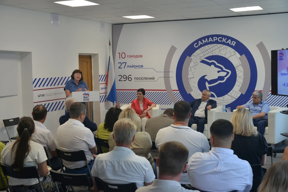 В Самарской области было принято более 44,5 тысяч обращений, из них 13867 решены положительно. Фото: реготделение партии "Единая Россия"