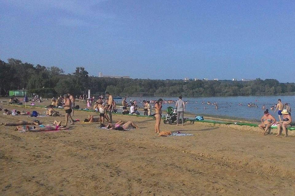 В такую жару лучше всего быть поближе к воде.