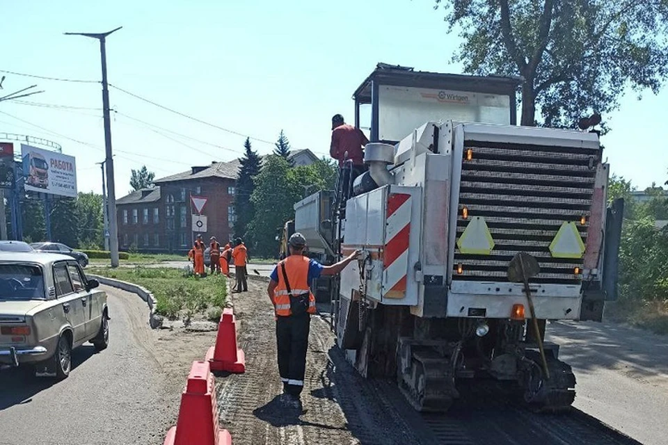 Московская область восстановит в Макеевке более 12 километров дорог в 2024 году. Фото: Минтранс ДНР