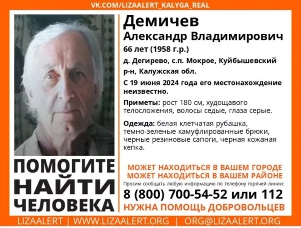 Пропавший Александр Демичев