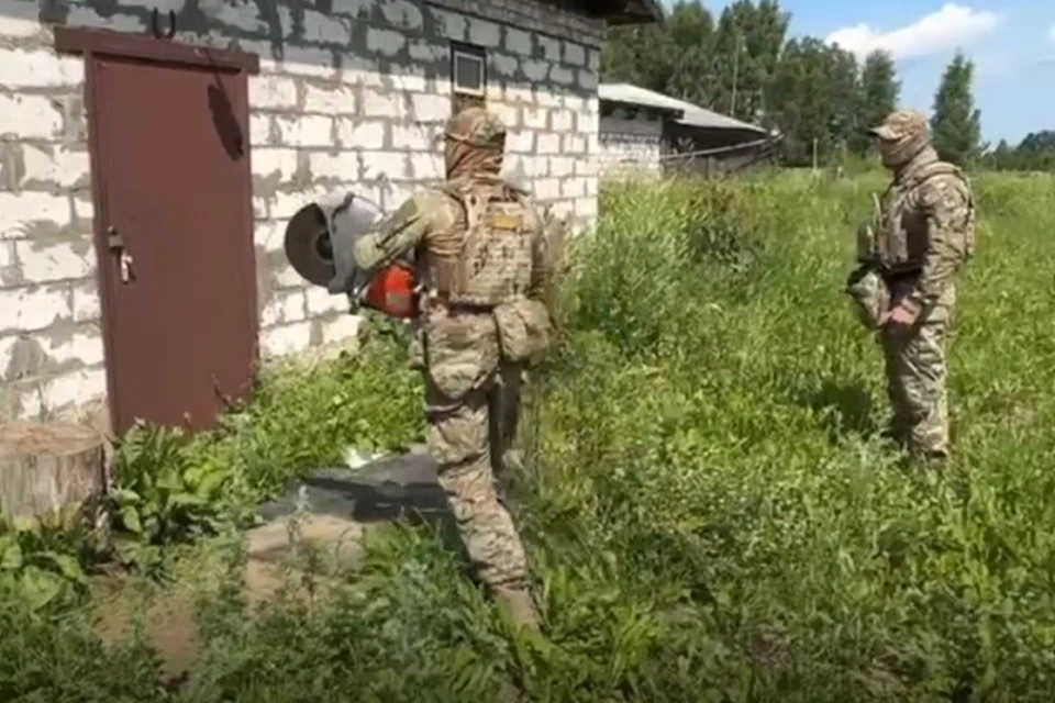 В Некрасовском районе ликвидировали нарколабораторию. Скриншот с видео, УФСБ по Ярославской области