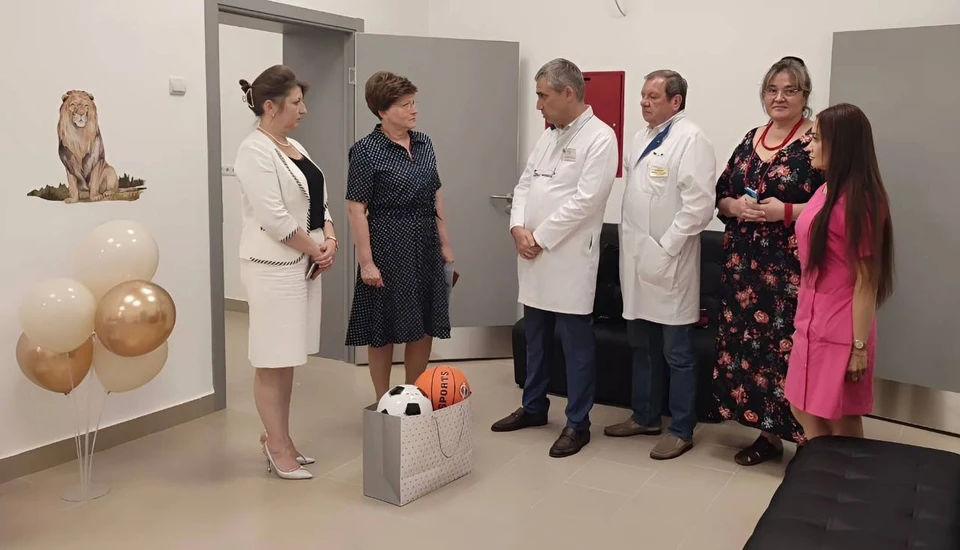 На Кубани открылся первый дневной стационар для детей. Фото: t.me/evgeniiFilippov23