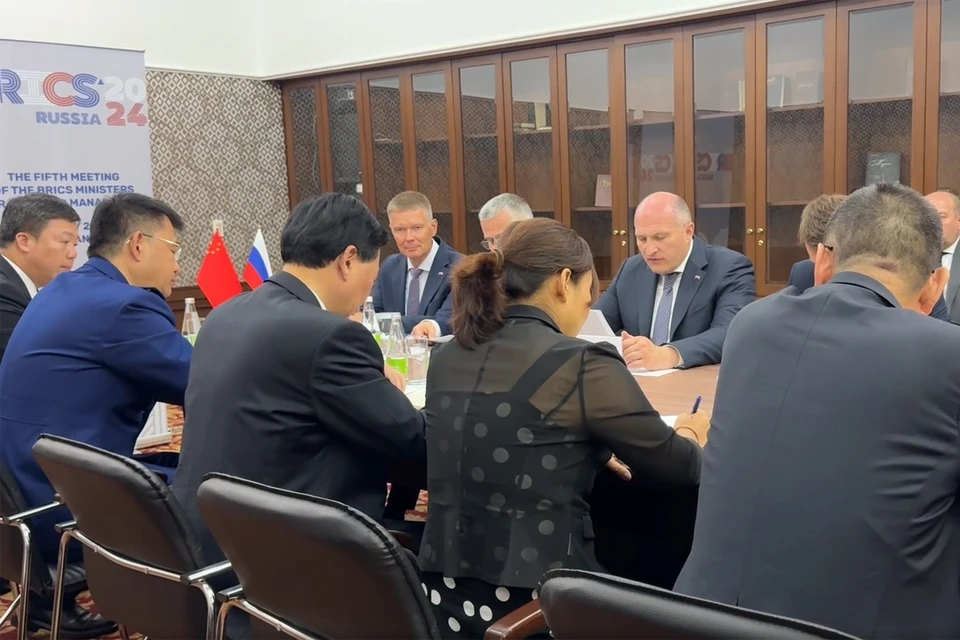 На встрече с Министром по реагированию на чрезвычайные ситуации Китая Ван Сянси определены векторы партнерства в области регулярного обмена данными космического мониторинга