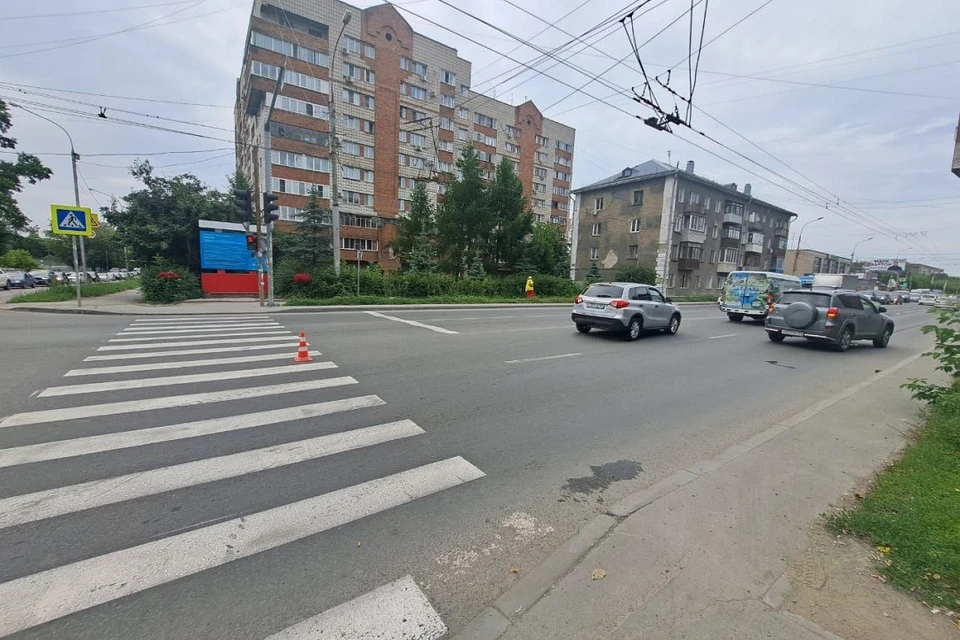 В Октябрьском районе Новосибирска «Тойота» сбила 7-летнего мальчика на самокате. Фото: Госавтоинспекция НСО.