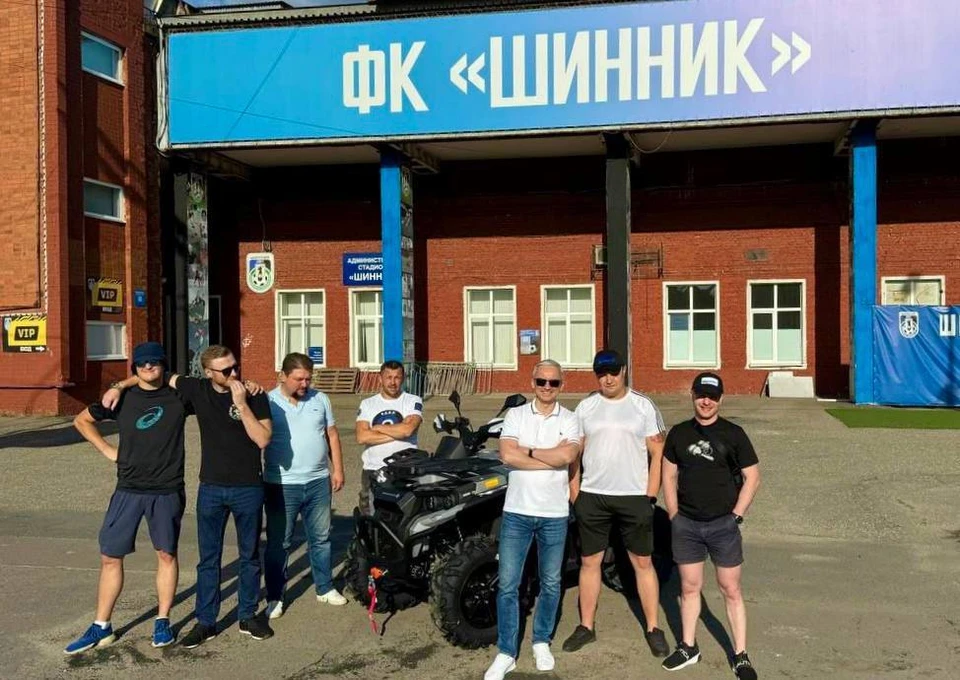 Квадроцикл был доставлен самими болельщиками и уже прибыл в Мариуполь. Фото: тгк Михаила Евраева.
