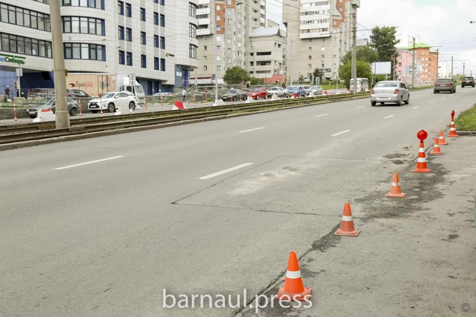 До начала августа проезд по четной стороне проспекта будет невозможен
