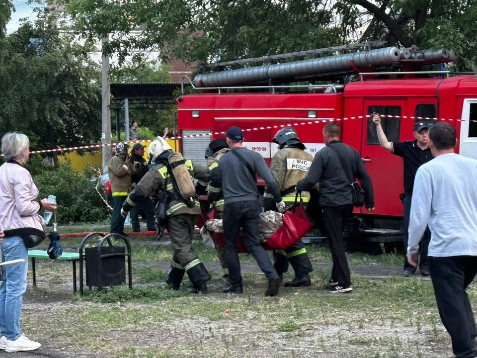 Всего в Ульяновске после пожара были госпитализированы три человека. Фото автора