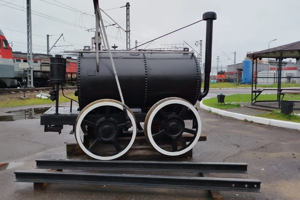 Интересный арт-объект установили в Уссурийском локомотивном депо