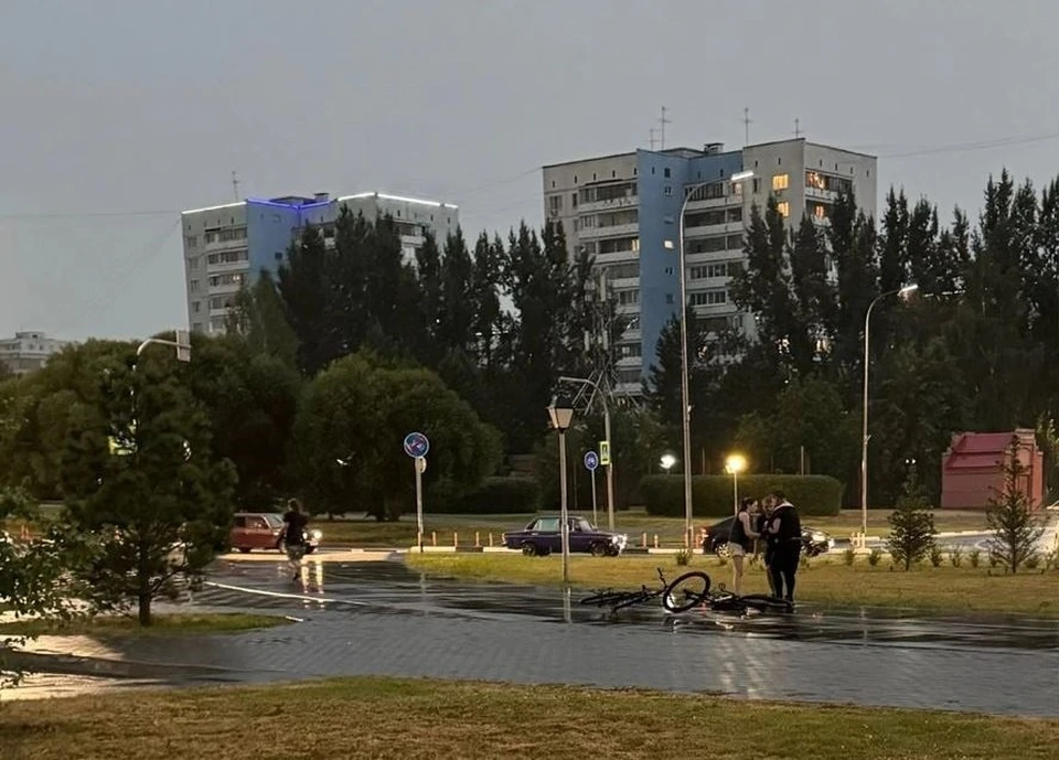 Фото с места ЧП предоставлено очевидцем.