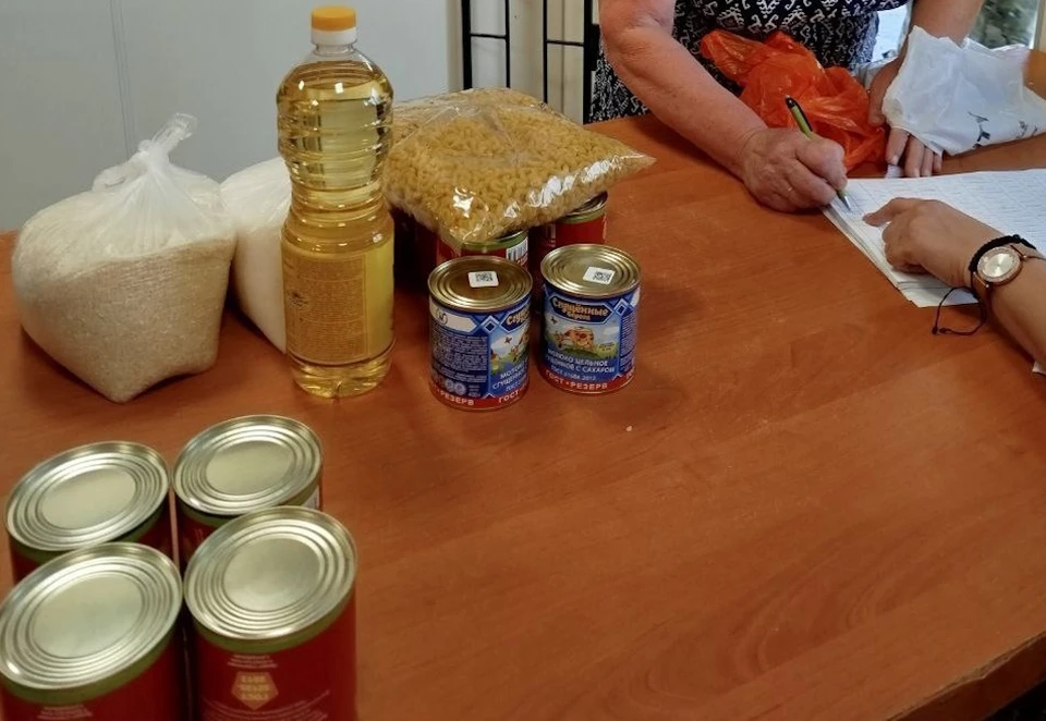 В Новоалексеевке 1780 жителей получили продуктовые наборы Фото: администрация Генического округа