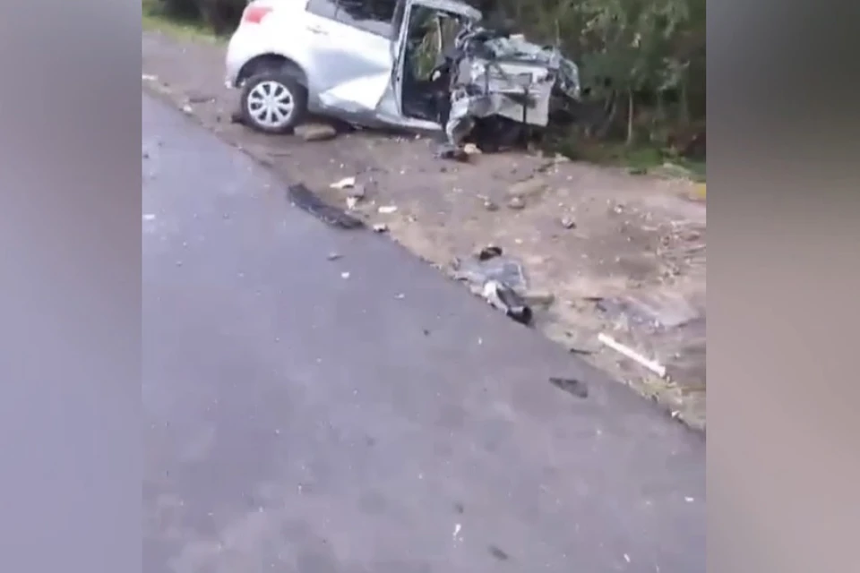 Еще двух пострадавших доставили в больницу. Фото: принтскрин видео УМВД России по Приморью.