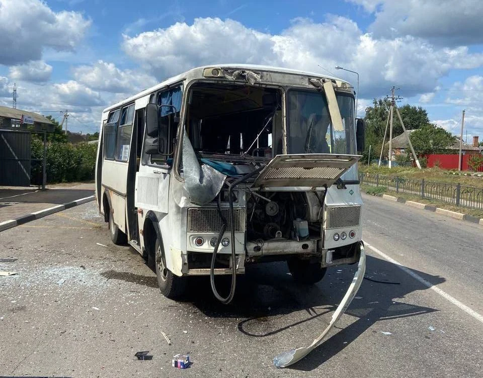 Гладков: дроны ВСУ атаковали пассажирский автобус в Белгородской области. Фото: Telegram-канал губернатора Вячеслава Гладкова