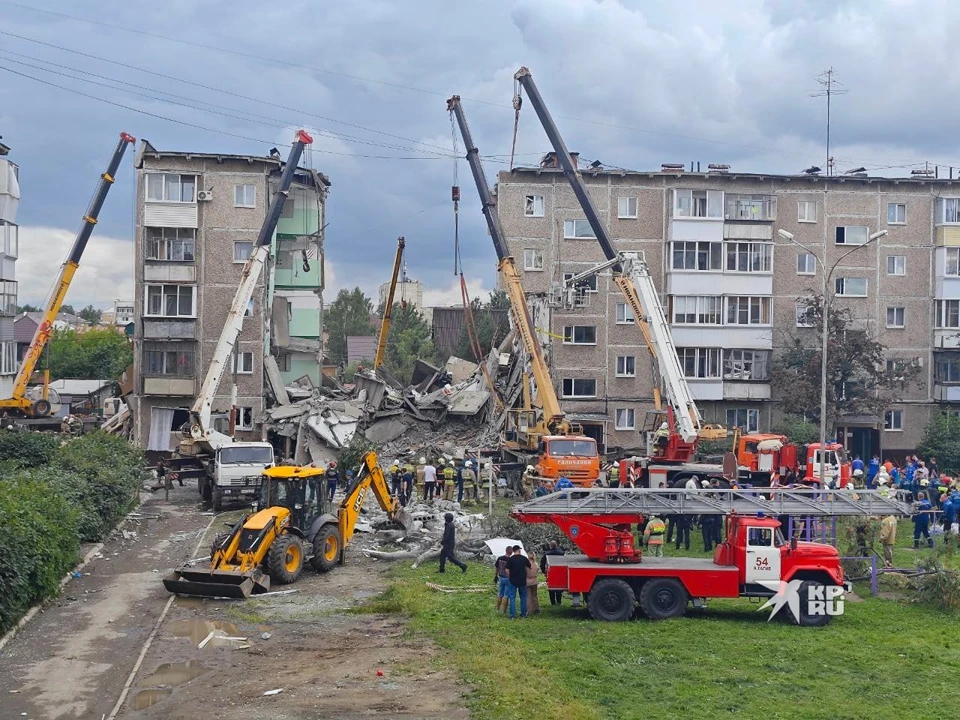 Взрыв газа произошел на улице Сибирской